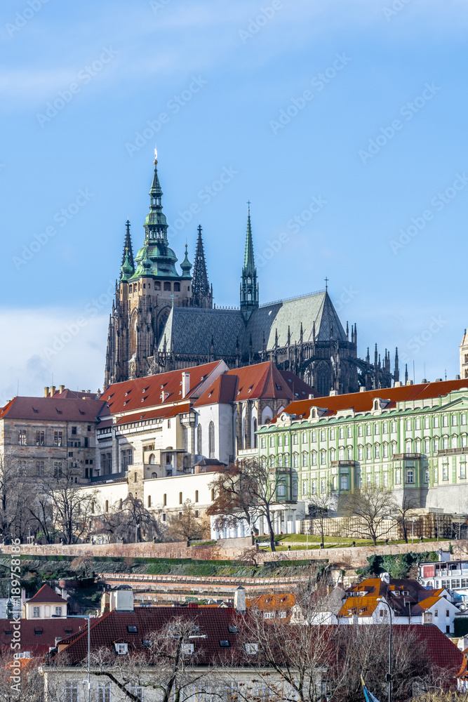 Fototapeta premium Towers of St. Vitus Cathedral