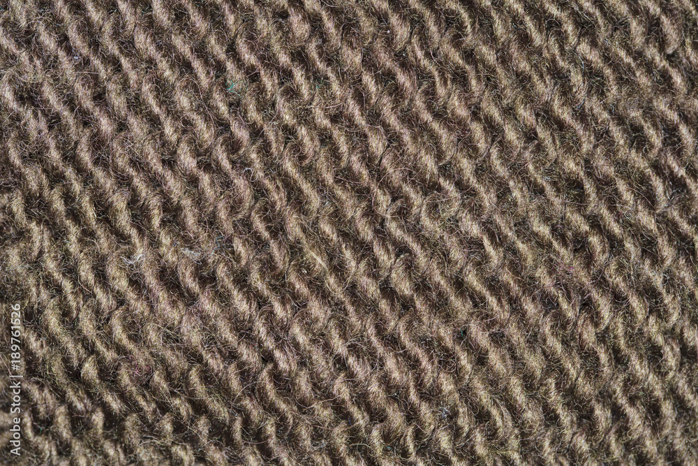 brown fabric texture, closeup on stitch brown fabric texture, closeup on stitch