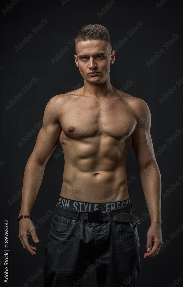 Bodybuilder at work Bodybuilder at work