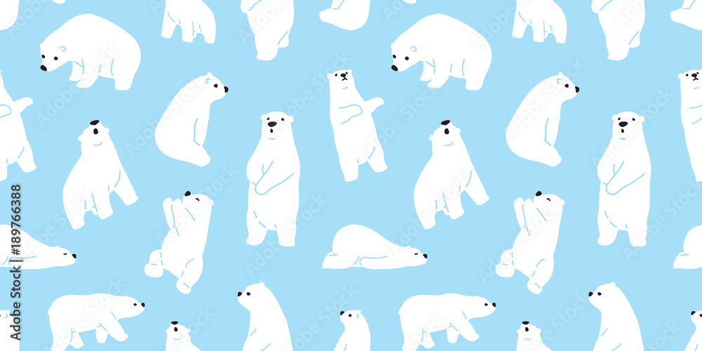 Cartoon Polar Bear Wallpaper