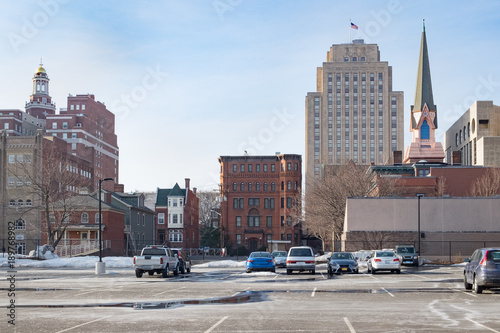 Parking lot. New Haven, CT