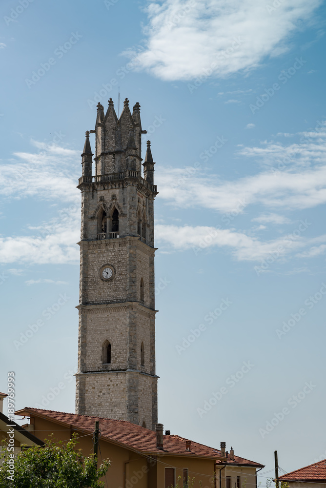 Clock Tower Fregonia Italy