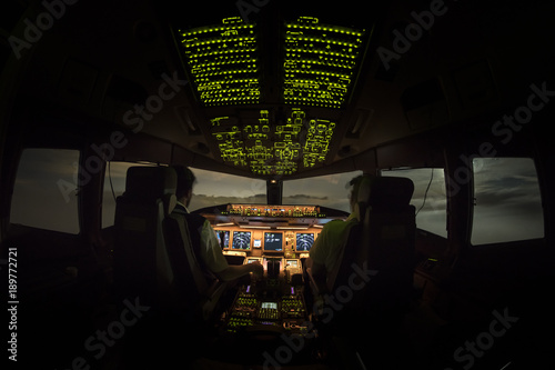 Boeing 777-300ER cockpit