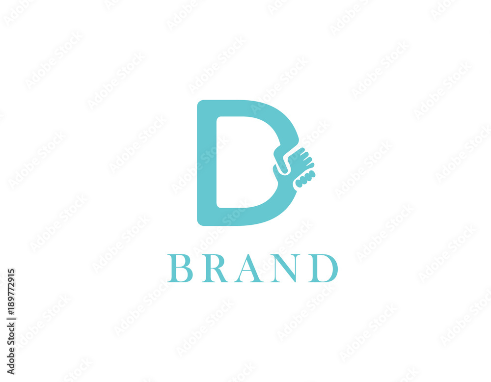 D business deal logo