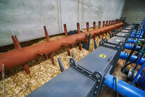 Storage of wood chips