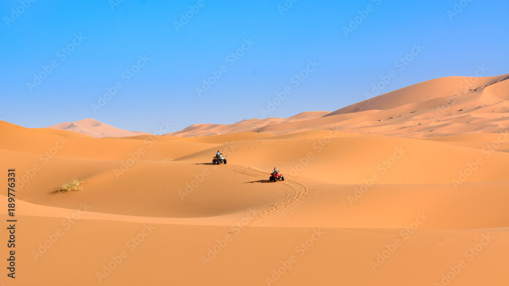 Wydmy Erg Chebbi. Sahara