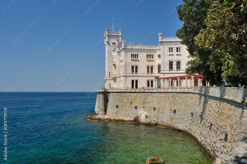 Trieste castello di Miramare, Friuli, Italia
