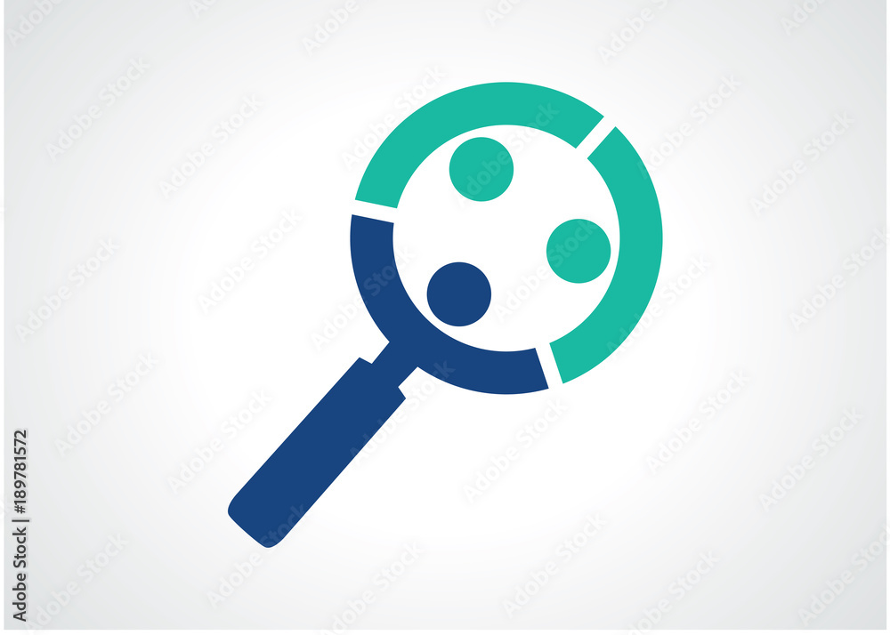 People Finder Logo Template Design Vector, Emblem, Design Concept, Creative  Symbol, Icon Stock Vector | Adobe Stock