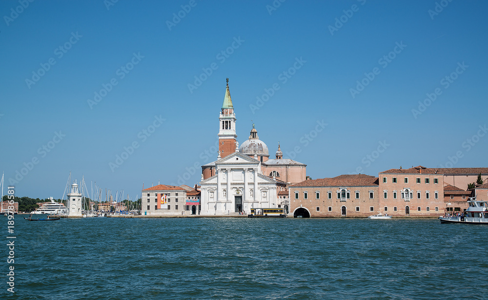 Cathedral of San Giorgio Maggiore in Venice, Italy.