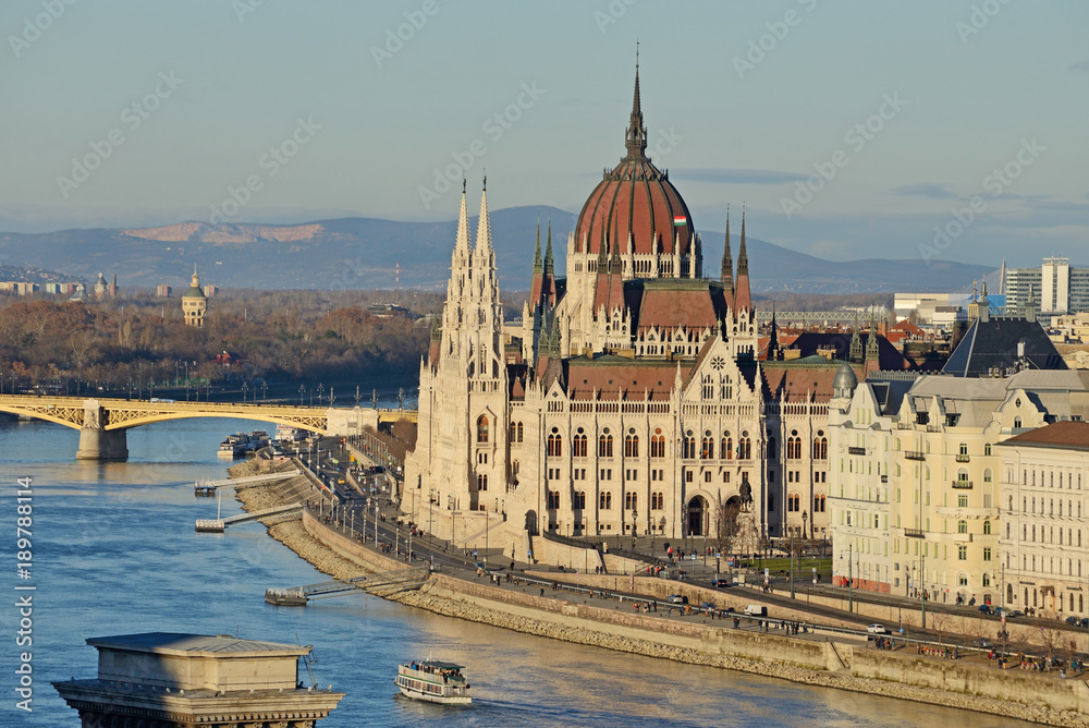 Hungarian Parliament, Budapest, Hungary
