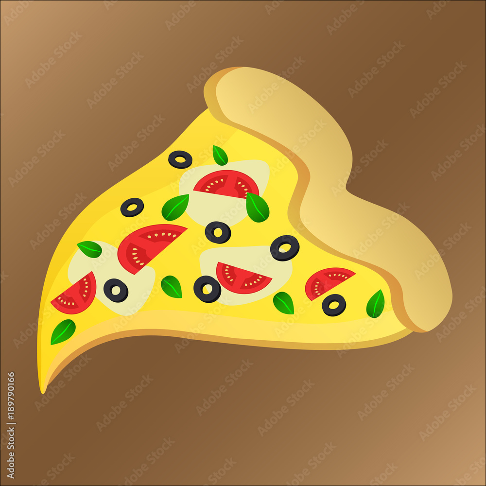 Piece of tasty pizza Piece of tasty pizza