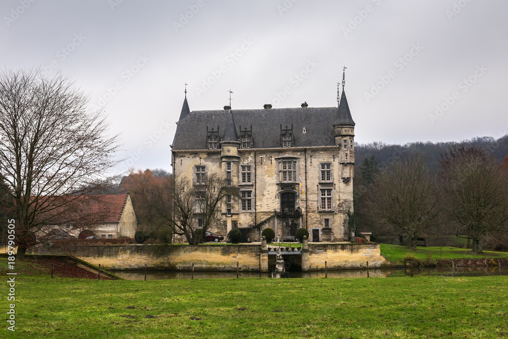 Schaloen Castle in Old Valkenburg, The Netherlands Schaloen Castle in Old Valkenburg, The Netherlands
