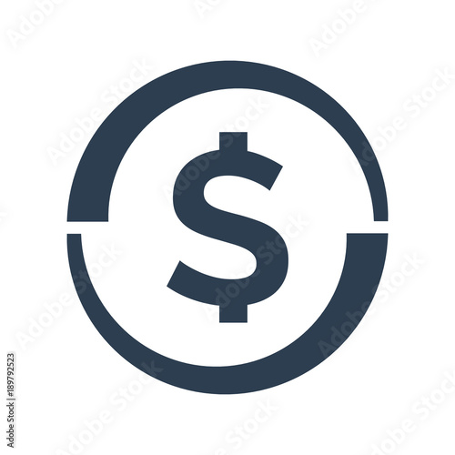 Wallpaper Mural money convert icon on white background. Torontodigital.ca