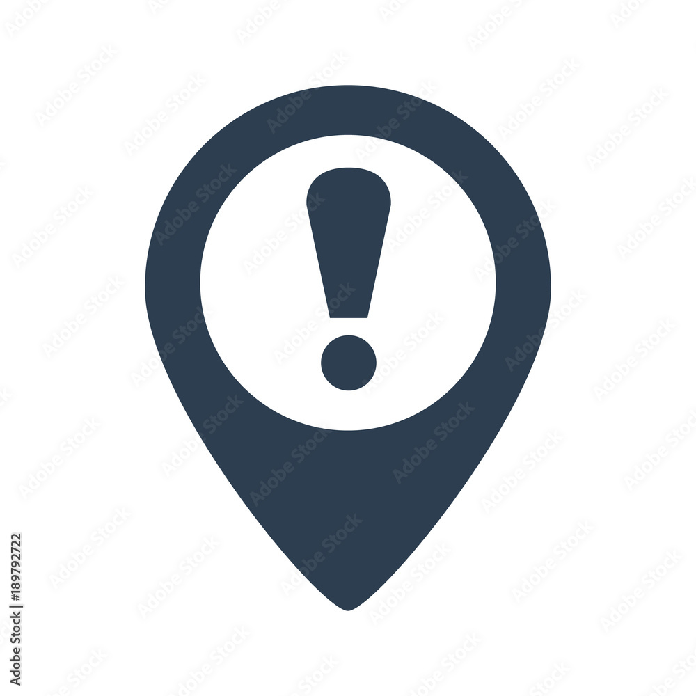 Pointer Attention sign icon Pointer Attention sign icon