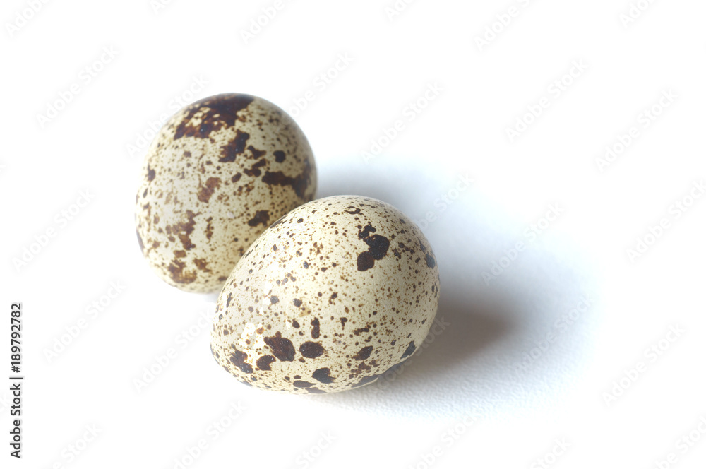 Two crocked eggs on a white background, isolate Two crocked eggs on a white background, isolate