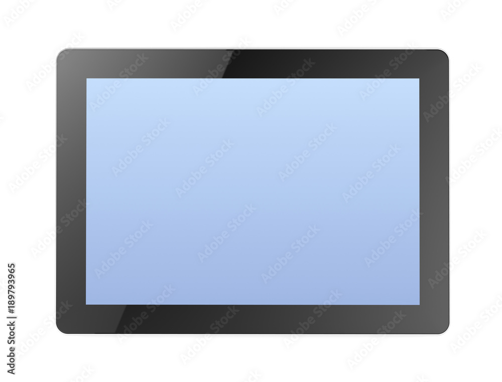 blank tablet computer concept 3d illustration blank tablet computer concept 3d illustration