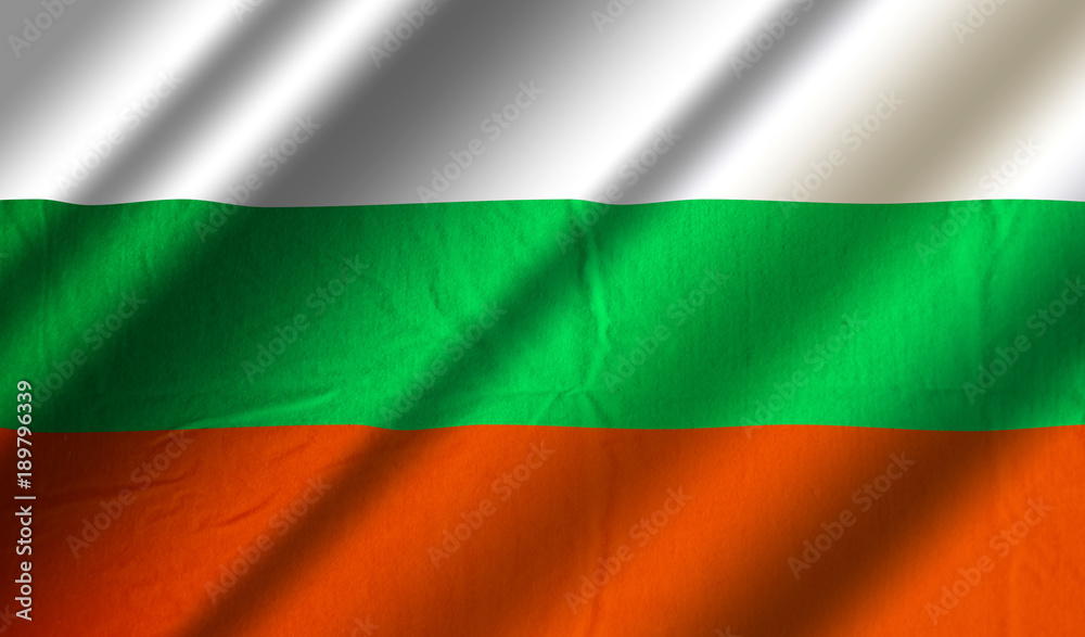 Authentic Bulgaria flag