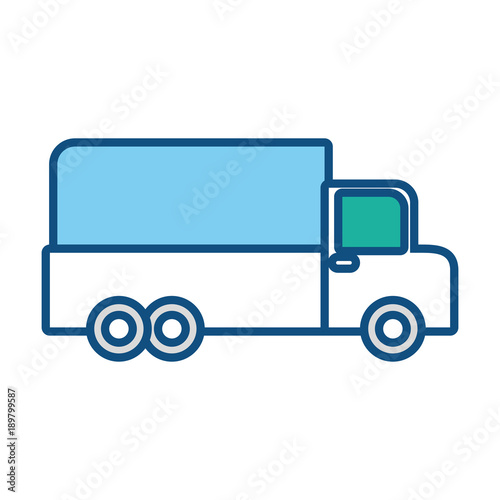 Cargo truck icon image