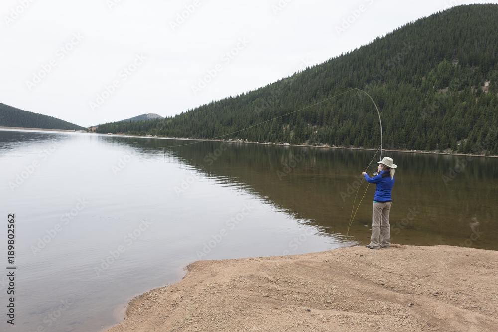 Fly Fishing Pike Peak Lake