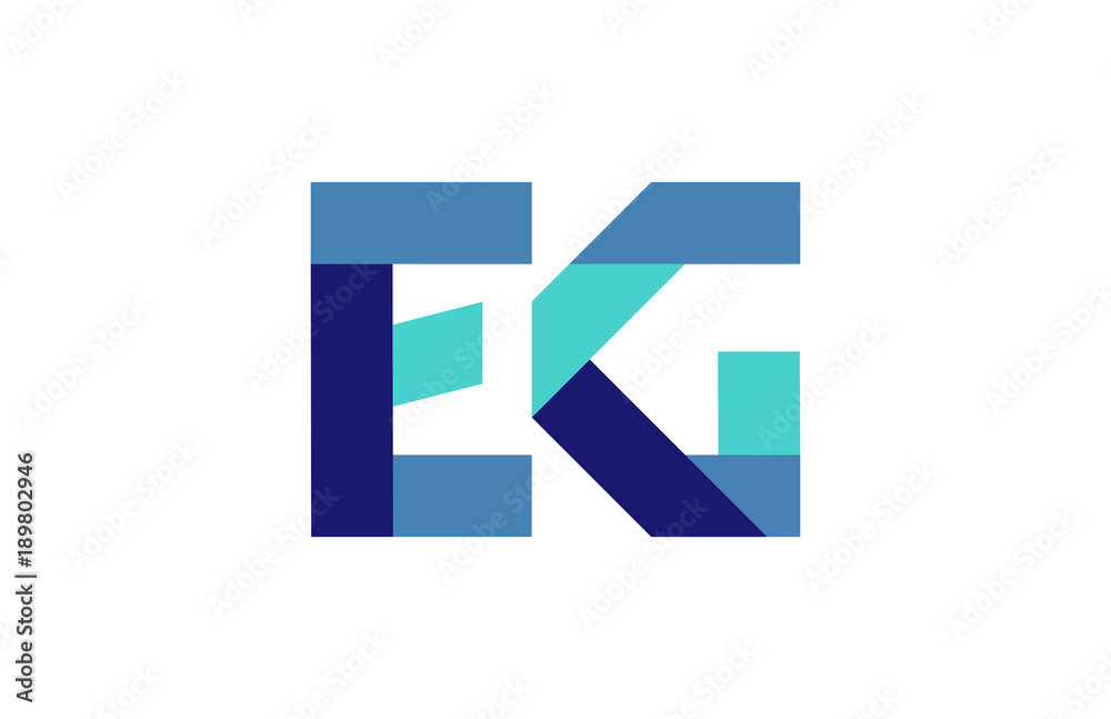 EG Ribbon Letter Logo EG Ribbon Letter Logo