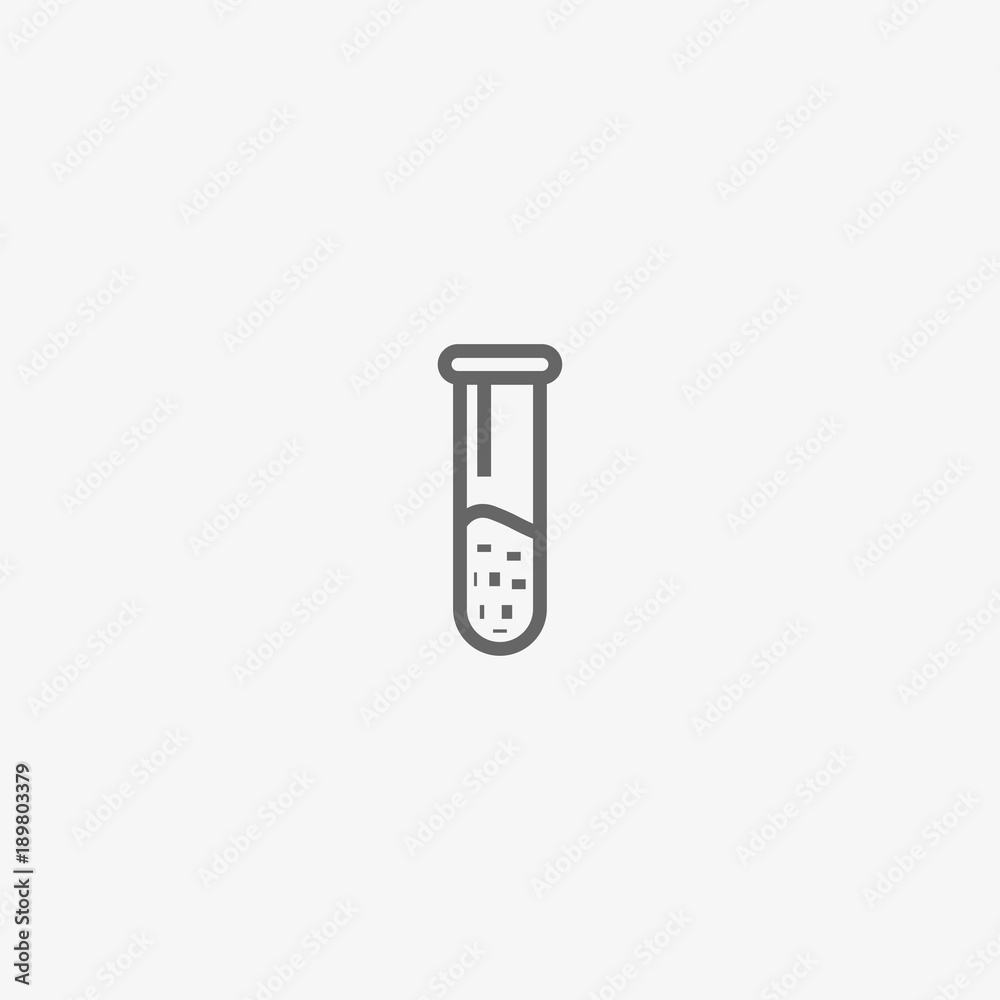 laboratory flask vector icon
