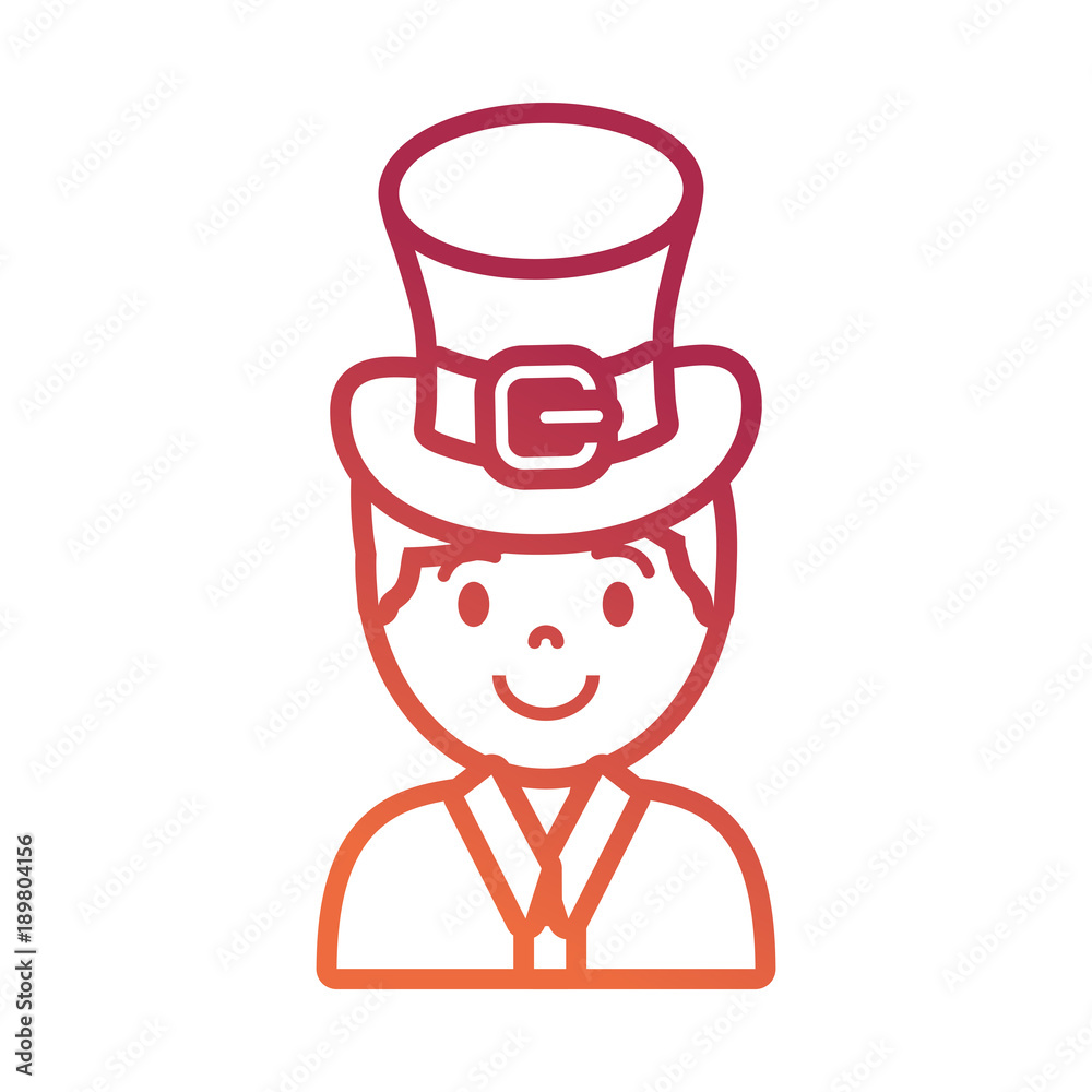 Obraz premium Irish top hat design