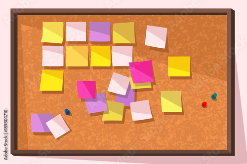 Post-it Note Bulletin Board
