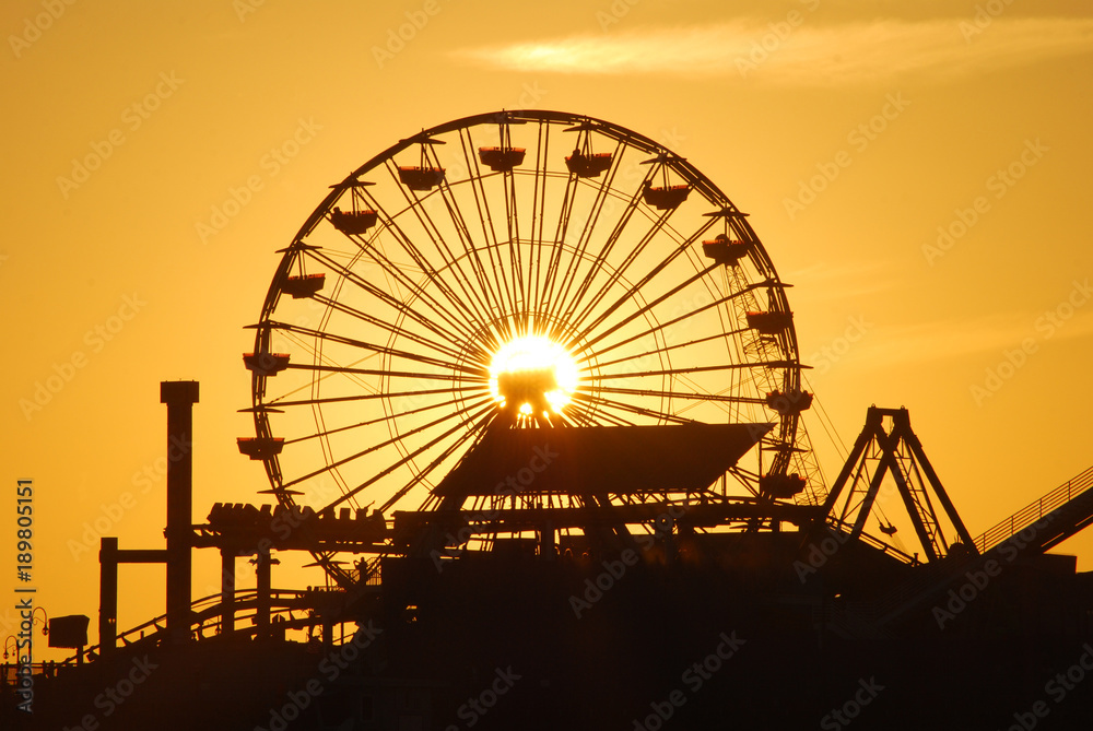 Sunset in Santa Monica Sunset in Santa Monica