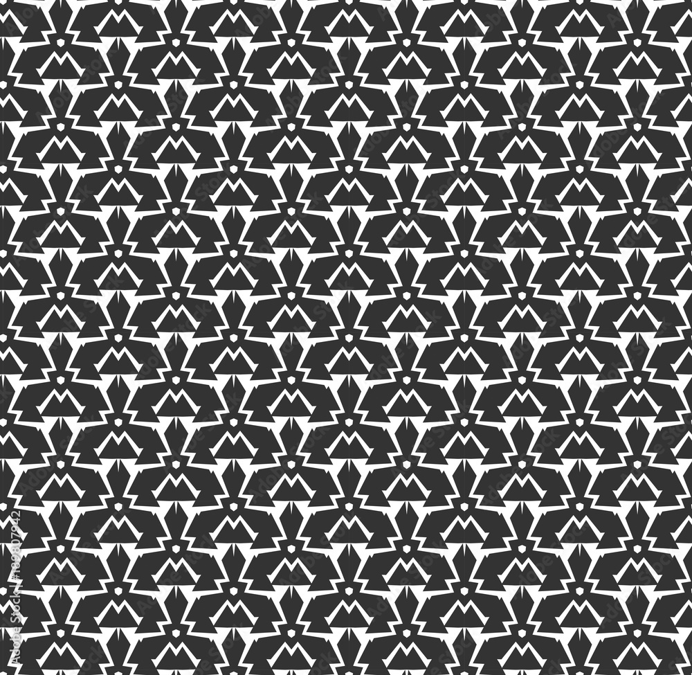 Abstract geometric Seamless pattern . Repeating geometric Black and white texture. geometric decoration Abstract geometric Seamless pattern . Repeating geometric Black and white texture. geometric decoration