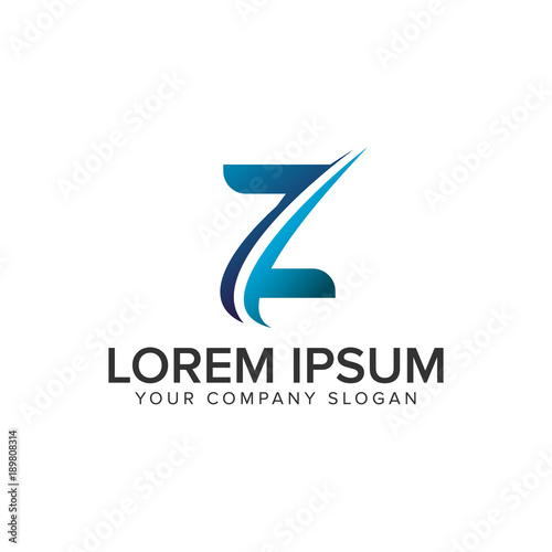 Cative Modern letter Z Logo design concept template . fully editable vector photo