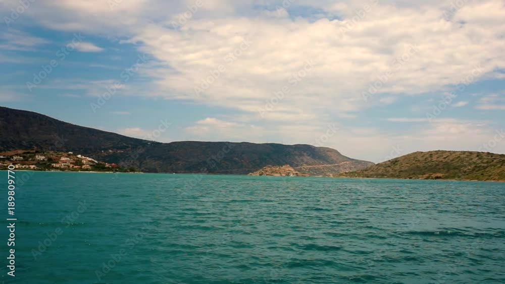 crete historic island spinalonga sea crete historic island spinalonga sea