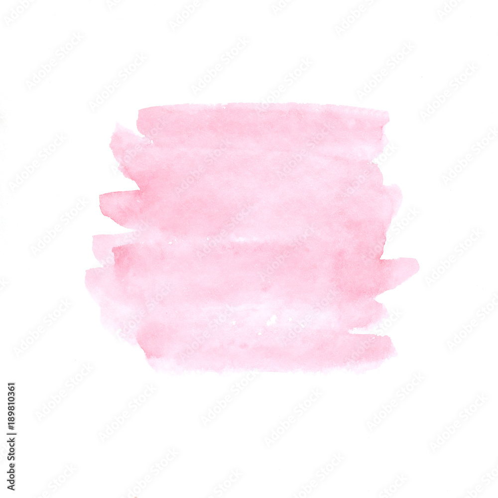 Art abstract illustration, Red watercolor painting textured design on white paper background Art abstract illustration, Red watercolor painting textured design on white paper background