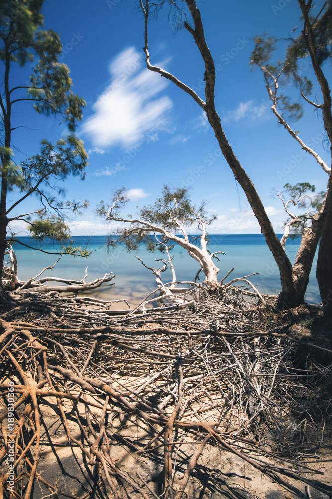 Amity Point beach on Stradbroke Island, Queensland Amity Point beach on Stradbroke Island, Queensland