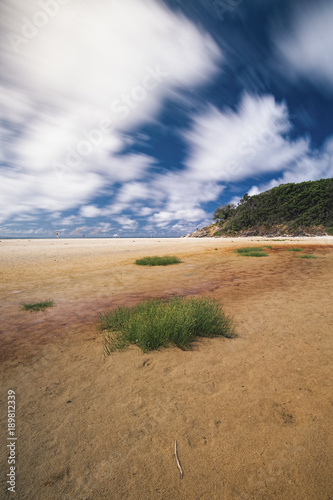 Cylinder beach on Stradbroke Island  Queensland