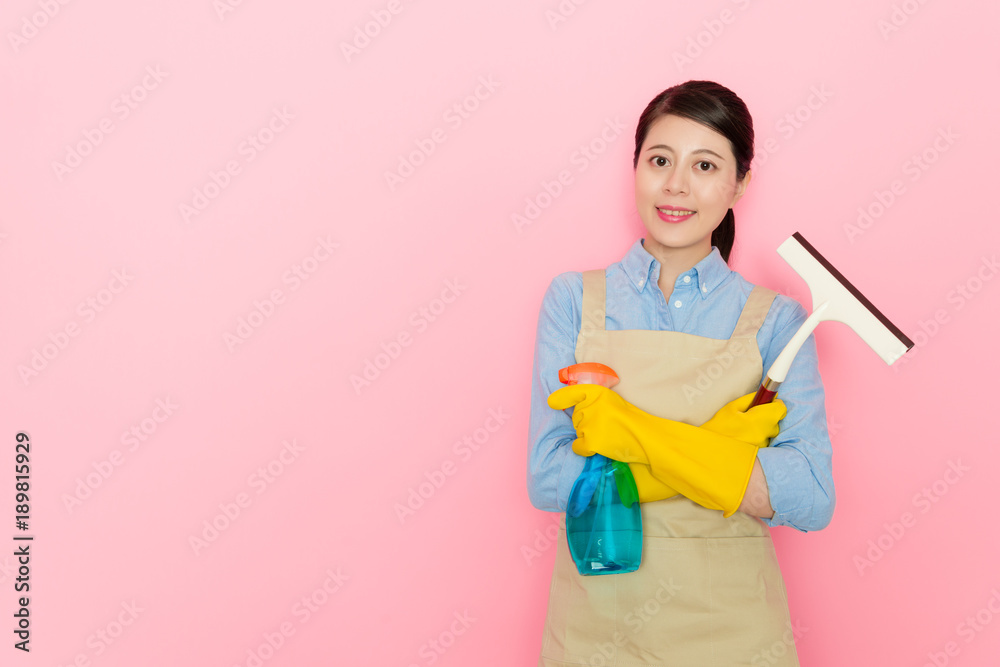 young house cleaning company female employee young house cleaning company female employee
