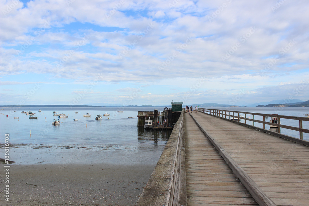 Island Pier in the Ocean