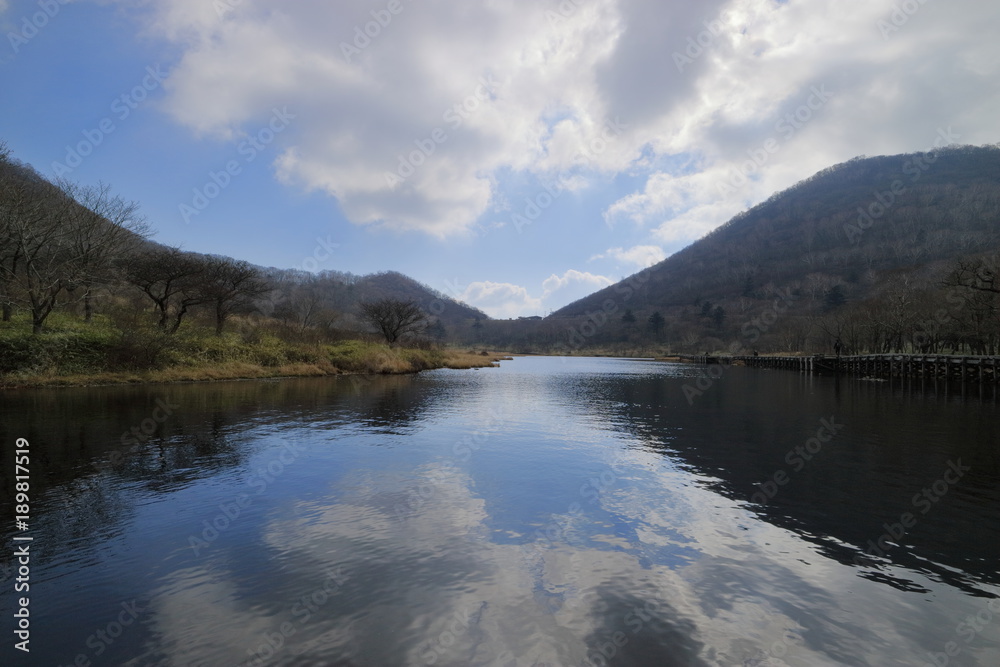 晩秋の赤城山覚満淵 晩秋の赤城山覚満淵