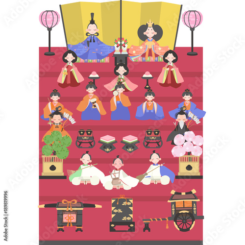 雛人形（15人飾り）