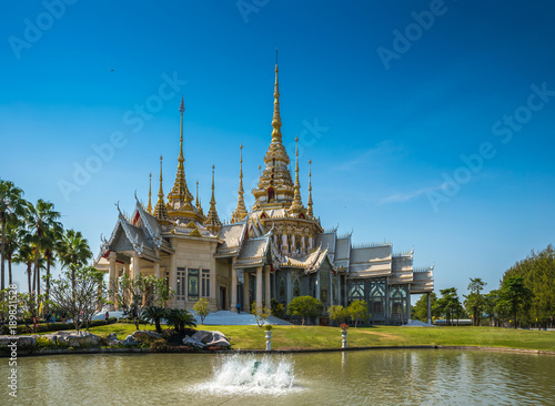 The beautiful temple at Wat Luang Phor Tor in Korat,Nakhonratchasima province,Thailand © SANCHAI