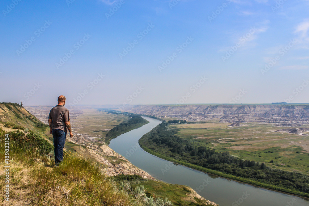 Looking Over the Valley and River Looking Over the Valley and River