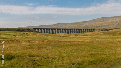 The Ribblehead Viaduct on the Settle-Carlisle Railway, near Ingleton in the Yorkshire Dales, North Yorkshire, UK