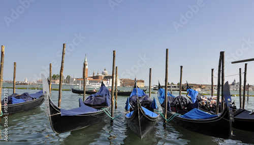 Transportation ferry of outside sea in Venice Italy © momo_leif