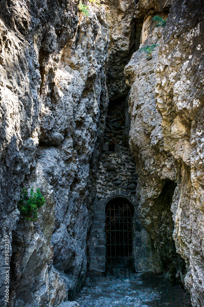 Grotto in the rock Grotto in the rock