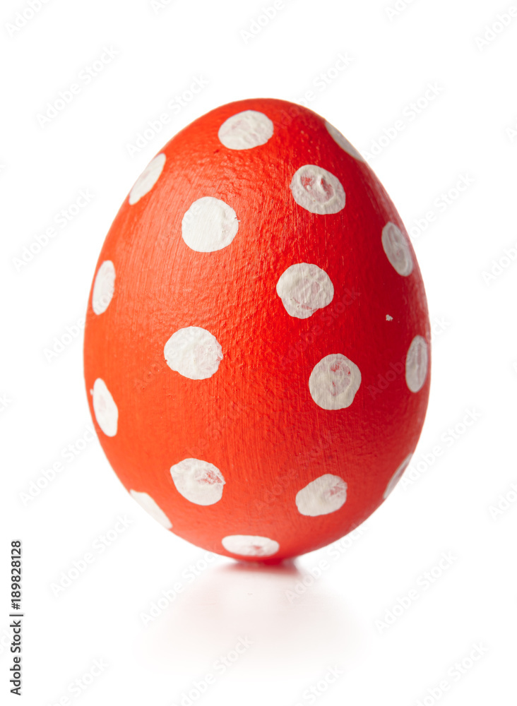 easter eggs isolated on white