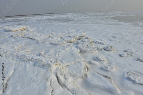 On winter sea ice