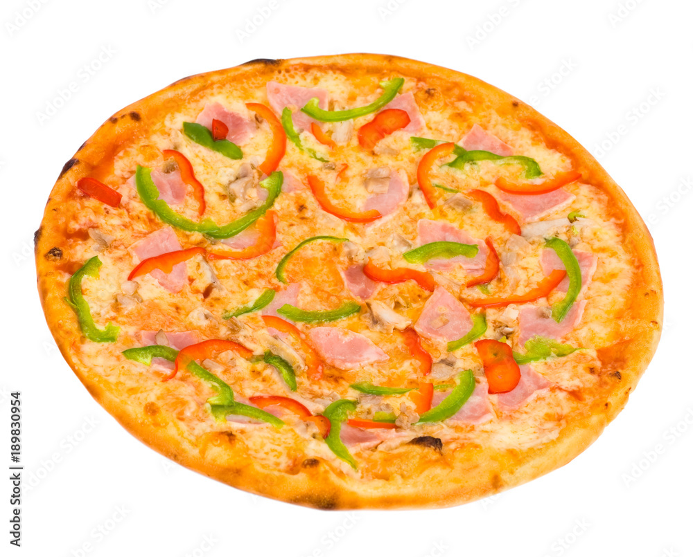 pizza with bacon pizza with bacon