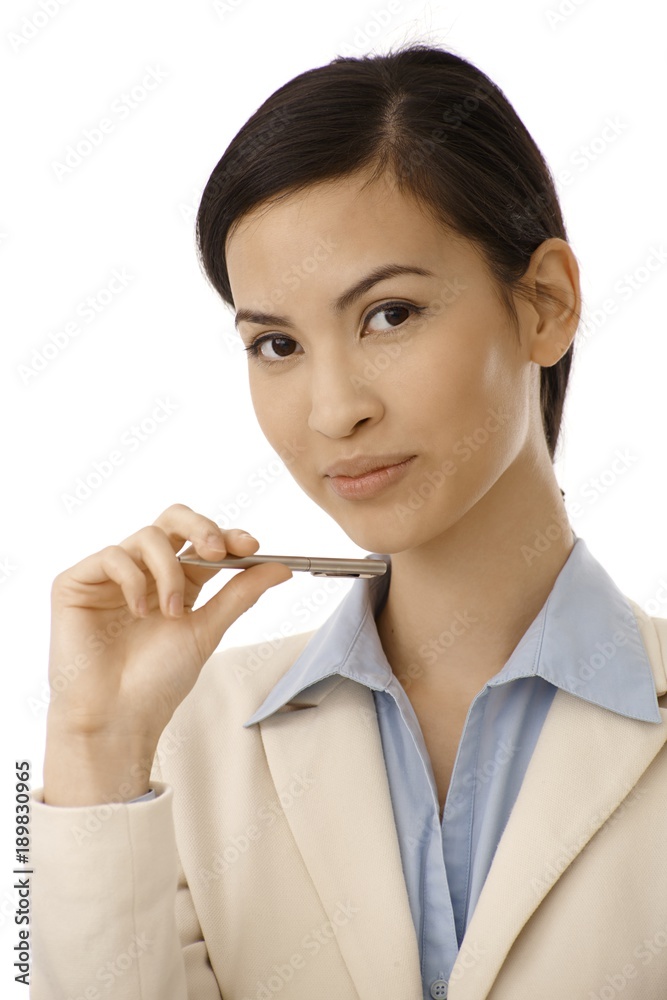 Close-up portrait of attractive Asian woman Close-up portrait of attractive Asian woman