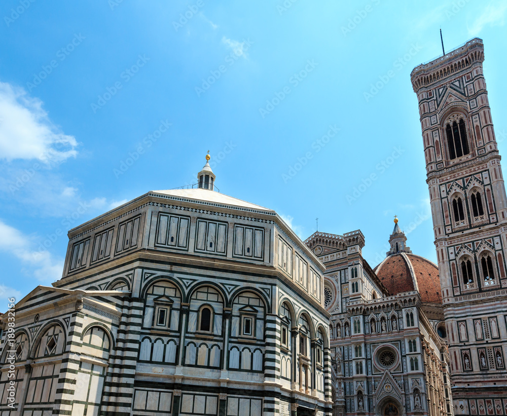 Florence Cathedral facade, Tuscany, Italy