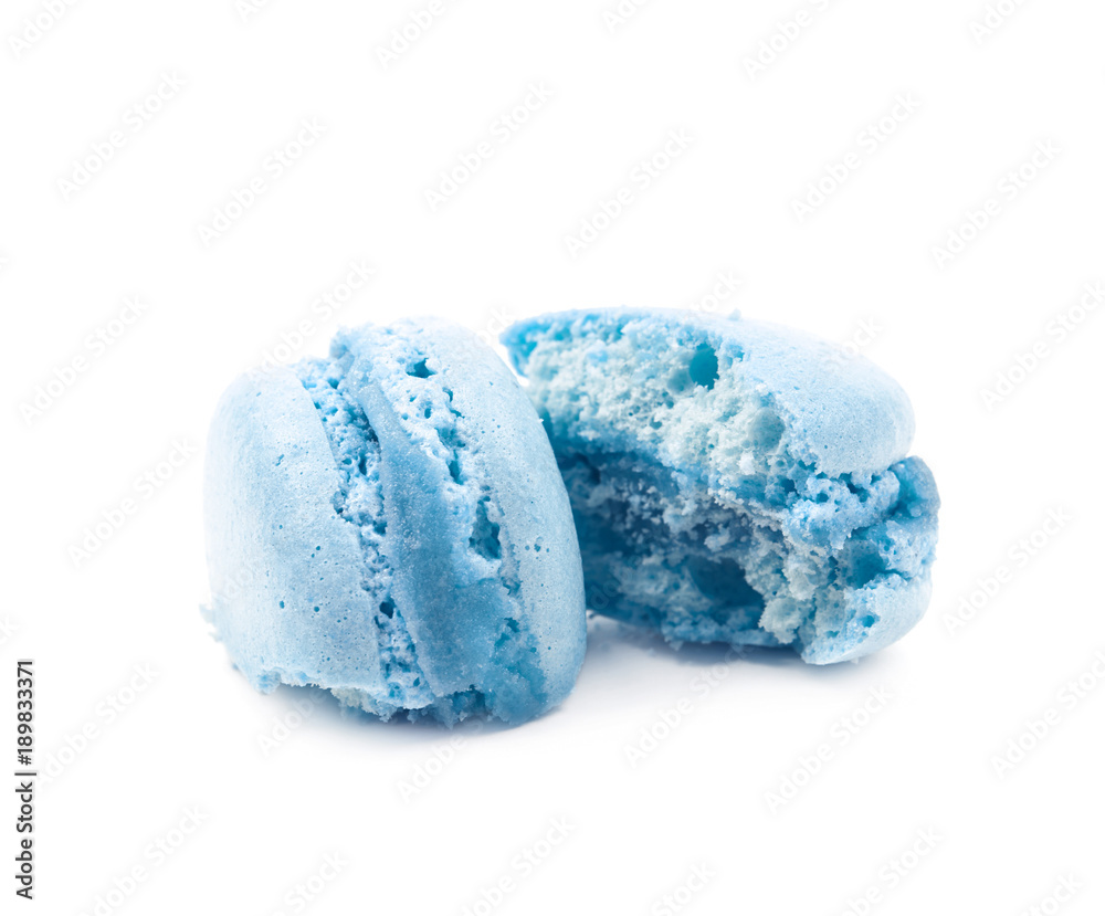 Macaron cookie isolated