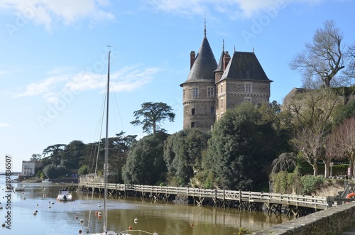 Château de Gilles de Rais, dit Barbe Bleue, à Pornic, 44, France photo